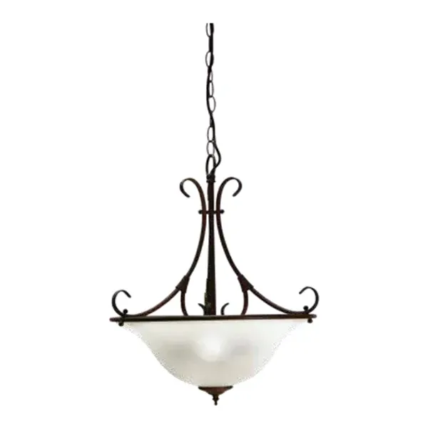 Oriel Lighting Gaston 3 Light Bowl Pendant