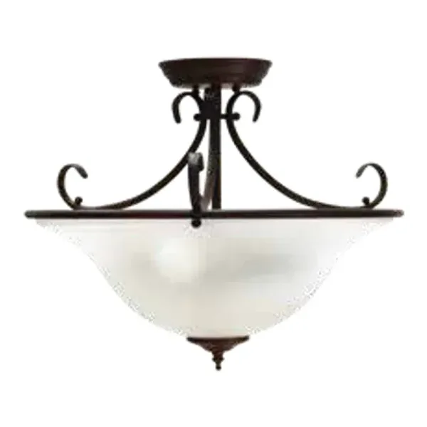 Oriel Lighting Gaston 3 Light Close to Ceiling Light