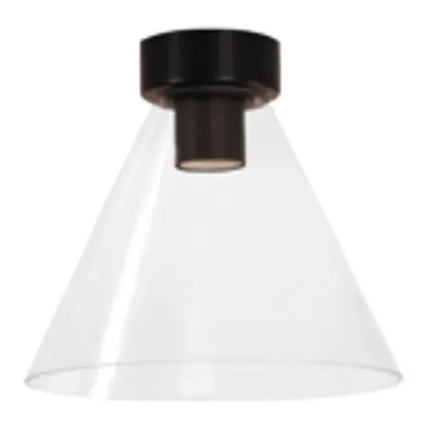 Oriel Lighting Heath DIY Batten Fix Glass Cone