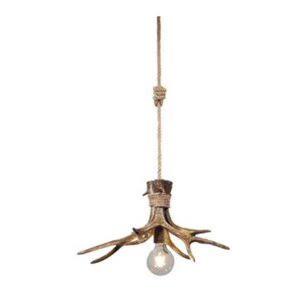Oriel Lighting Hyort Single Antler Pendant