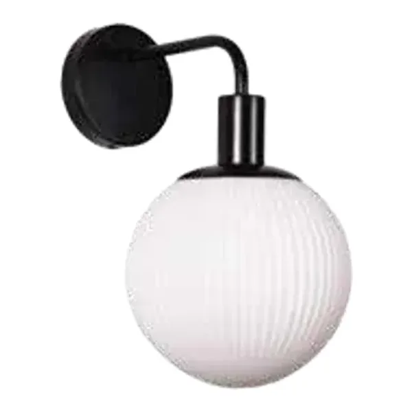 Oriel Lighting Legarno Glass Globe Wall Light