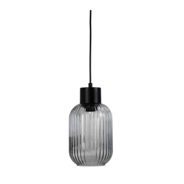 Oriel Lighting Miller Ribbed Glass Pendant