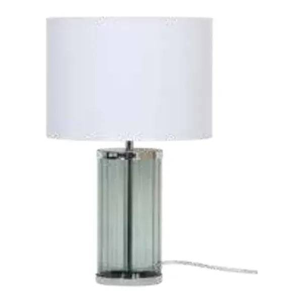 Oriel Lighting Nizio Green Glass Table Lamp