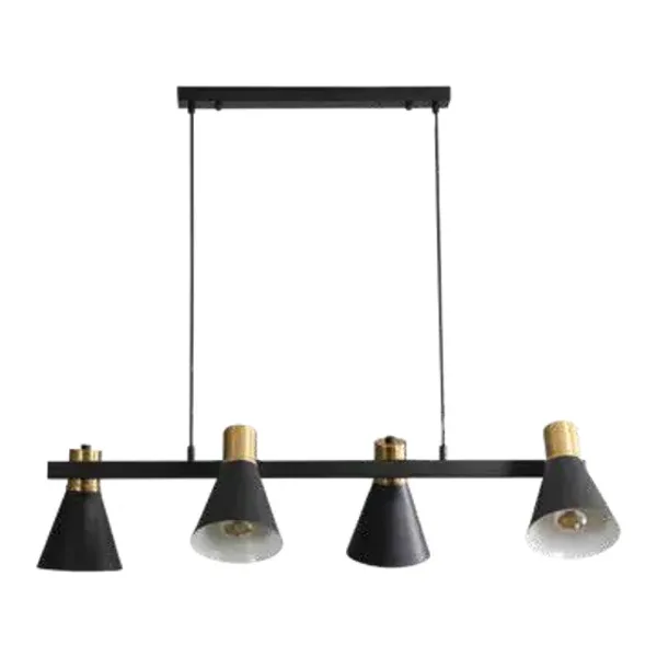 Oriel Lighting Norbert 4 Light Rail Pendant