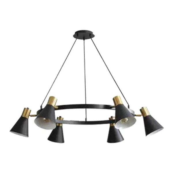 Oriel Lighting Norbert 6 Light Round Pendant