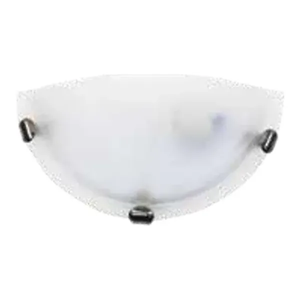 Oriel Lighting Remo Half Moon Wall Light in Chrome