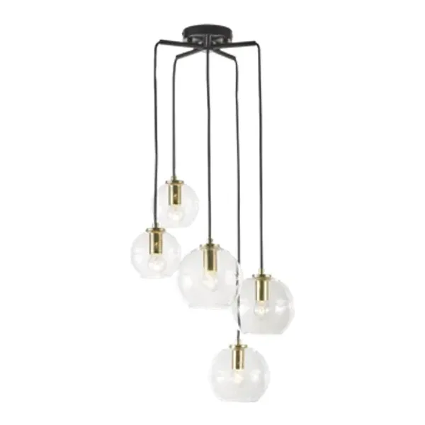 Oriel Lighting Reno.5 Glass Ball Cluster Pendant