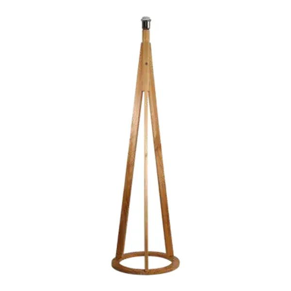 Oriel Lighting Stabb Timber Tripod Floor Lamp