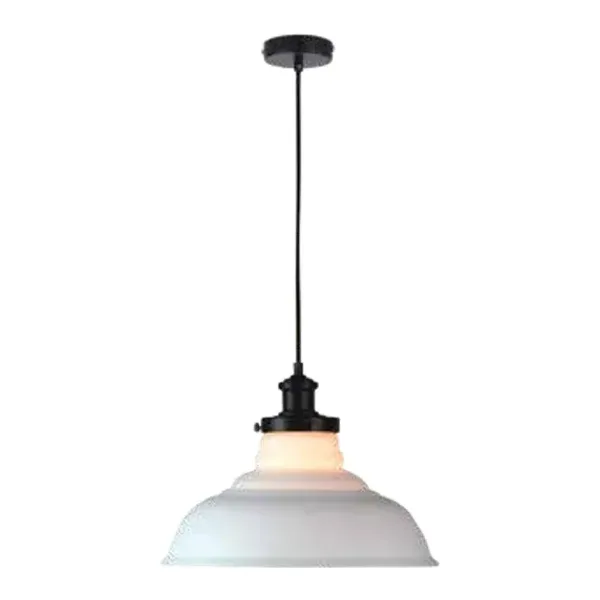 Oriel Lighting Toledo Glass Pendant with Albany Cloth Cord