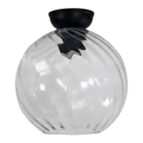 Oriel Lighting Twist DIY Batten Fix Swirl Glass