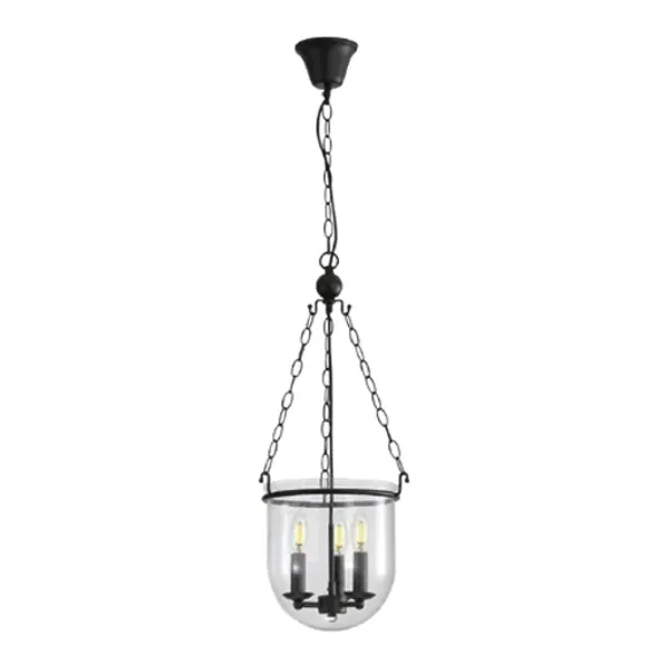 Oriel Lighting Weston 3 Light Glass Bell Pendant