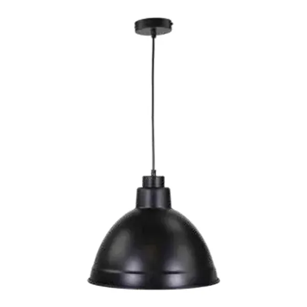 Oriel Lighting Yard.35 Pendant with Parti Suspension in Black