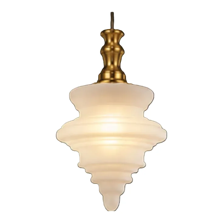 Telbix Privas Tiered Glass Pendant in 28cm
