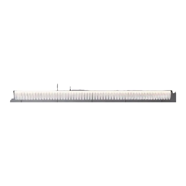 Telbix Romay Linear Pendant Light in Black/Opal