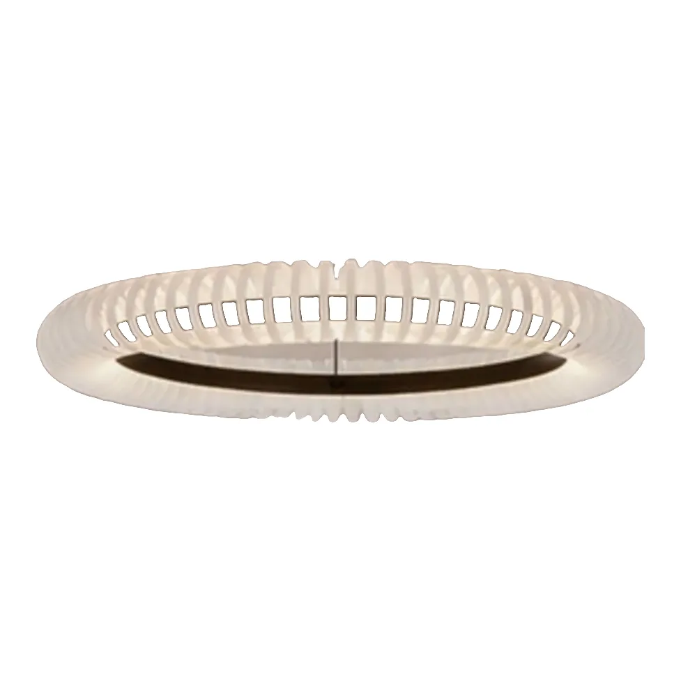Telbix Romay 80cm Ring Pendant Light in Black/Opal