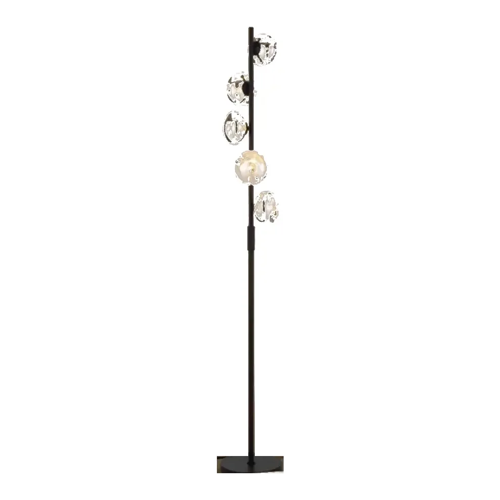 Telbix Varlin Glass Globe Floor Lamp