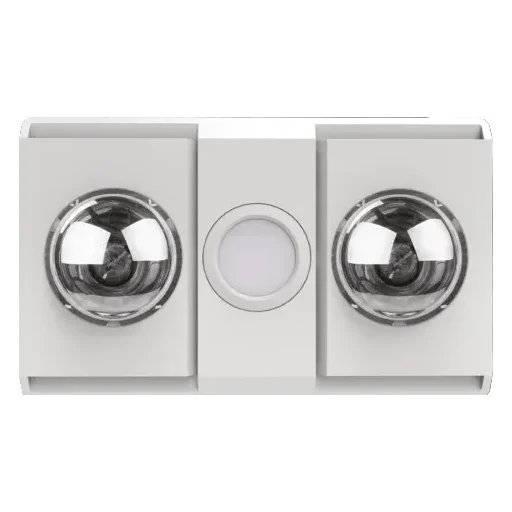 Ventair Manrose Sierra 3-in-1 Bathroom Heater in Sierra 2, White