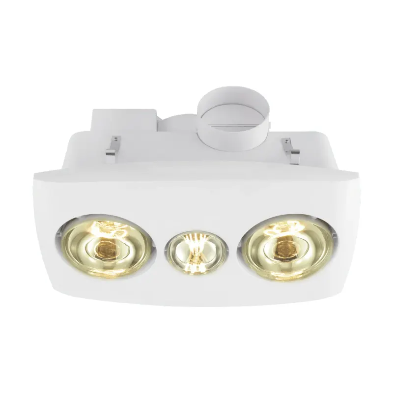 Vesuvius 3in1 2x275w Light Heat Side Ducted Exhaust Unit