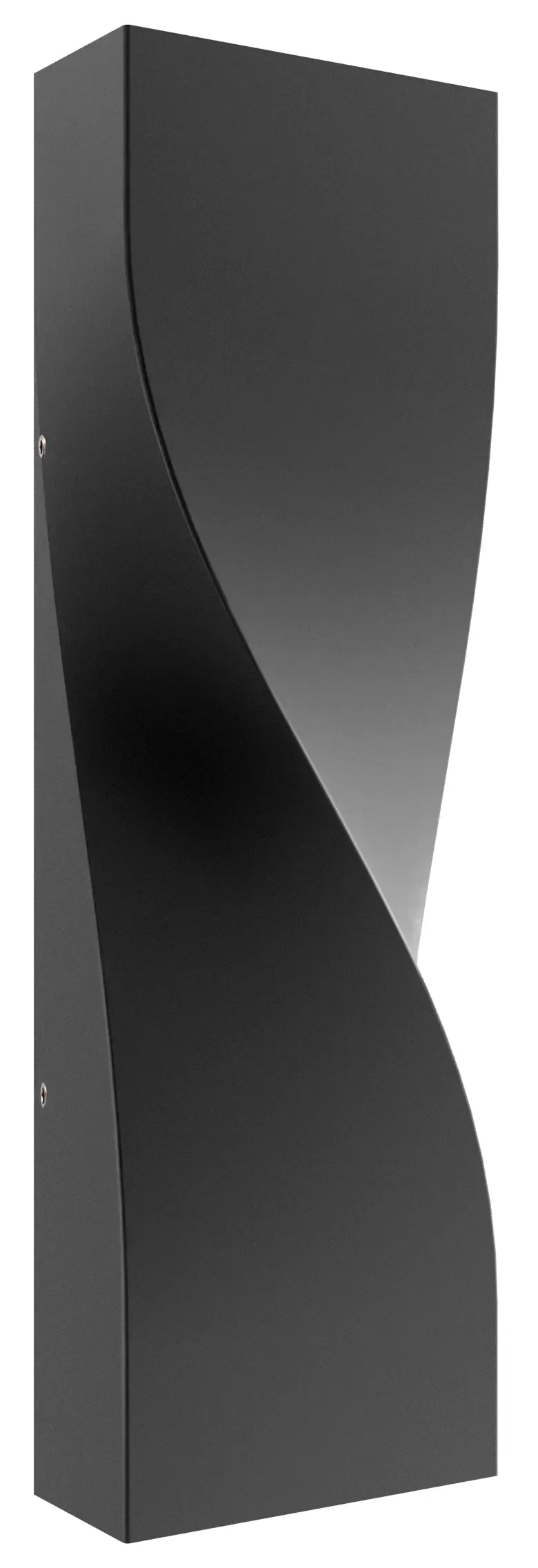 Giro 2lt Led UpDown Twisted Rectangle Exterior Wall Light