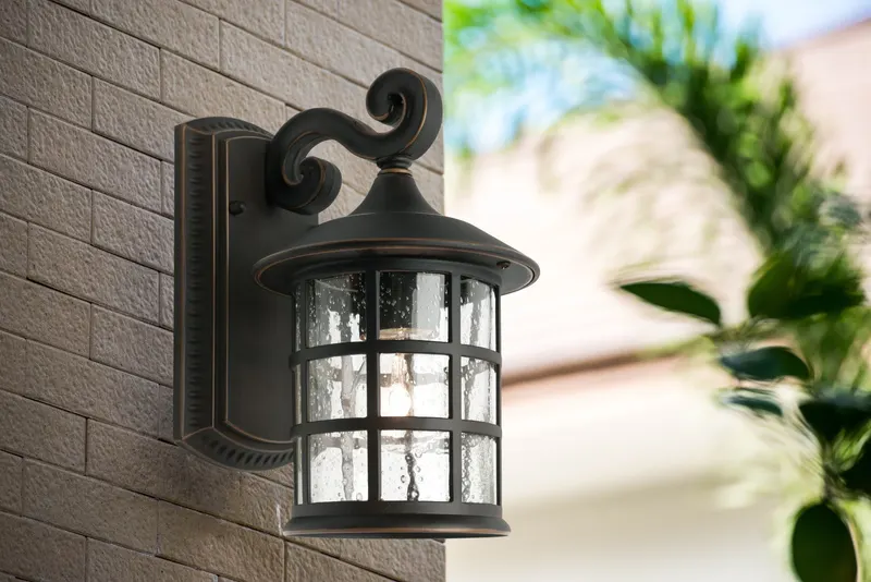 Light on wall exterior