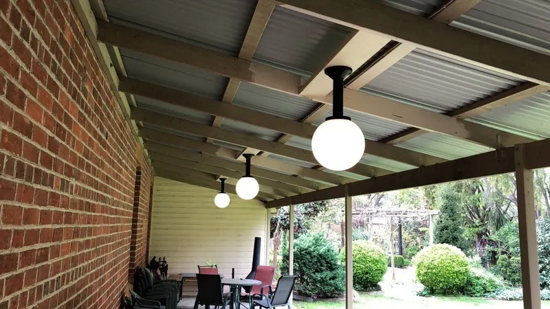 Exterior & Garden Lights on display at Lighting Bonanza Albury