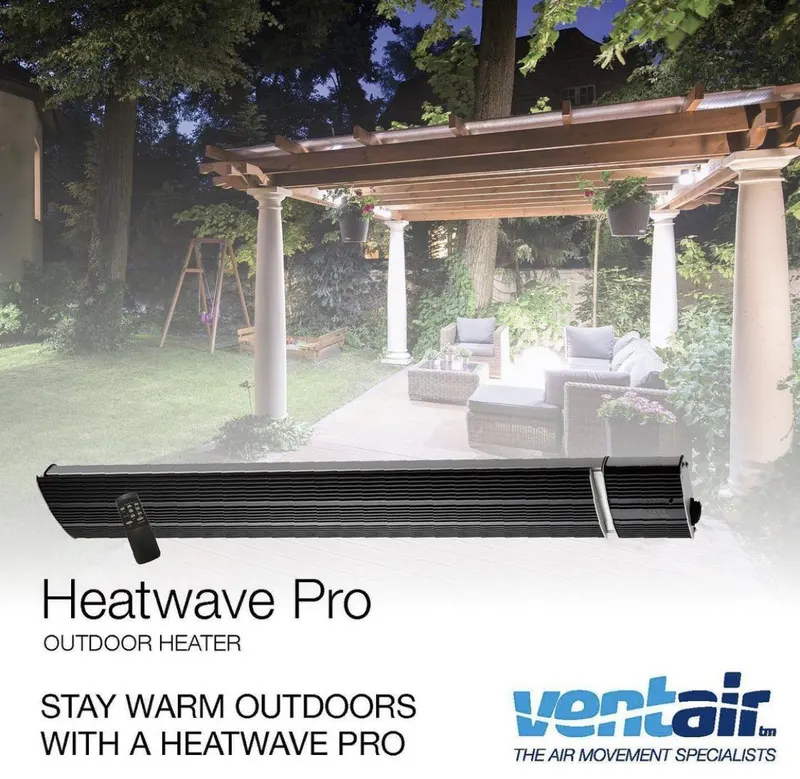 Outdoor Heat Units on display at Lighting Bonanza Albury