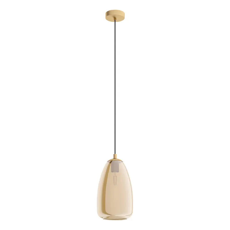 Alobrase 1lt E27 200mm Glass Flex Pendant