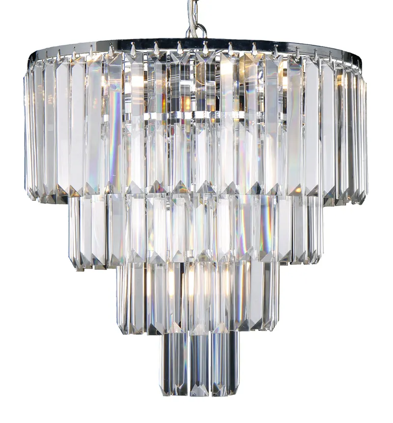Celestial 5lt 4 Tier Crystal Pendant