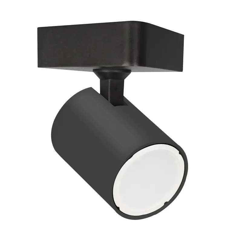 Spot 1lt GU10 Adjustable IP20 Square Base Wall Light Spot S1B
